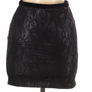 Zara Black Lace Skirt
